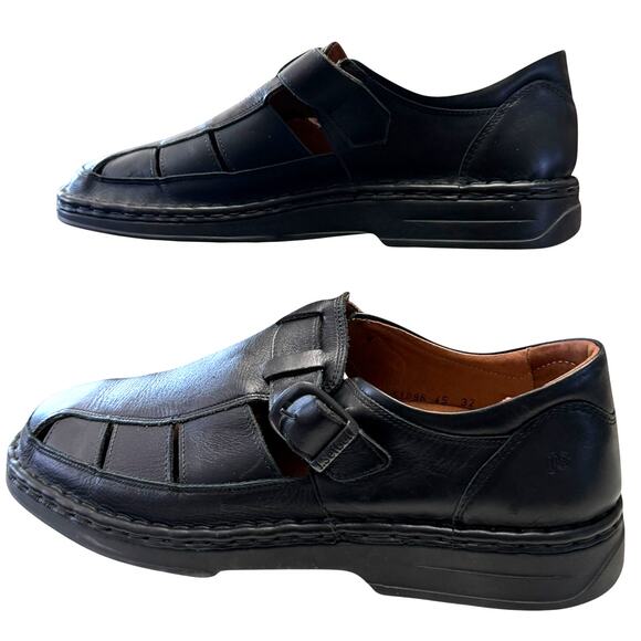 Men\'s 10 JOSEF SEIBEL (The European Comfort Shoe) Black  Fisherman Sandals main image 12